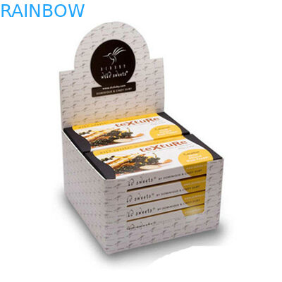 กล่องกระดาษลูกฟูกกล่องกระดาษพับร้านขายปลีกชั้นวางของพร้อมถาดบรรจุภัณฑ์