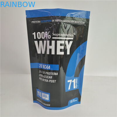 Stand Up Pouch ถุงขนมพิมพ์แบบกำหนดเองกาแฟผงช็อคโกแลตขนาดบรรจุ 5 ปอนด์ 2 กก