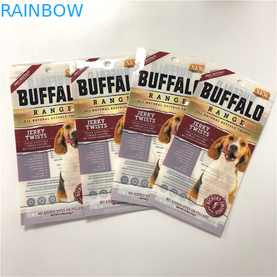 ถุงพลาสติกบรรจุอาหารปลอดภัยถุงอาหารสุนัข / แมว / เต่า / ปลาพร้อม Ziplock ที่นำมาใช้ใหม่ได้