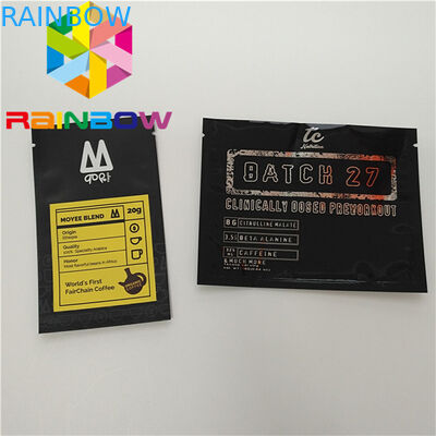 กระเป๋าด้านล่างแบน Kraton ชุดกระเป๋าสามด้านสำหรับกัญชาวัชพืชขนมป่าน