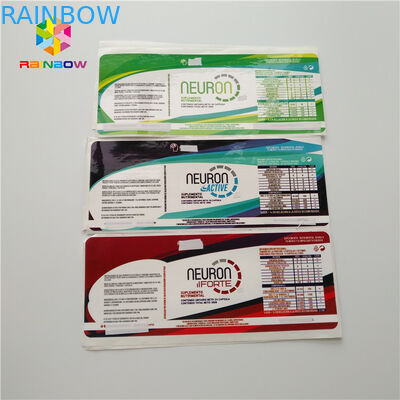 Dropper Shrink Sleeve Labels สติกเกอร์เภสัชกรรมขวดแก้ว 30ml ขวดสำหรับสเตียรอยด์