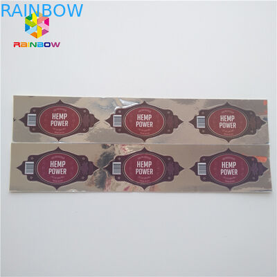 Dropper Shrink Sleeve Labels สติกเกอร์เภสัชกรรมขวดแก้ว 30ml ขวดสำหรับสเตียรอยด์