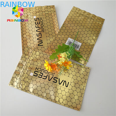 ที่กำหนดเองพิมพ์ลุกขึ้นยืนกระเป๋าฟอยล์ Mylar พลาสติก Ziplock ยาสูบท่อกระเป๋าสมุนไพรการใช้งาน