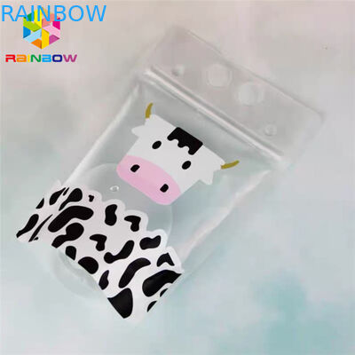 กราเวียร์พิมพ์ถุงพลาสติกบรรจุภัณฑ์หลอดที่มีสีสันสำหรับบรรจุเครื่องดื่มของเหลว