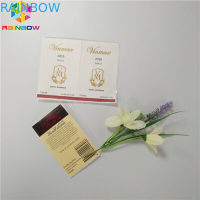 กาวขวดน้ำมันหอมระเหยหดห่อสติ๊กเกอร์พิมพ์ฉลากสำหรับกล่องเสื้อผ้ากระเป๋า