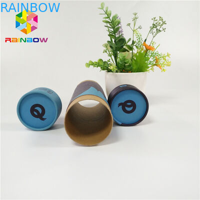 ยาชาเขียวบรรจุภัณฑ์แท็บเล็ตคอมโพสิตผลักดันหลอดกระดาษโลโก้ที่กำหนดเอง