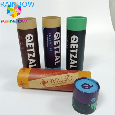 กระดาษคราฟท์ Push Up หลอดกระดาษแข็งบรรจุภัณฑ์พลาสติกยาพิมพ์ออฟเซต