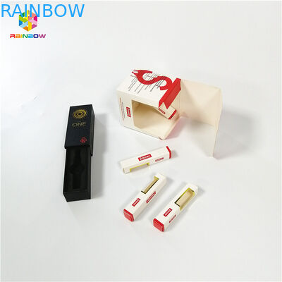 ที่กำหนดเองพิมพ์ Vape ตลับหมึกกล่องบรรจุภัณฑ์ชุดบุหรี่ไฟฟ้า / CBD Vape ขวดน้ำมันแพ็ค