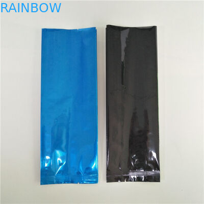 อลูมิเนียมฟอยล์ด้านเป้าเสื้อกางเกงถุงชาบรรจุภัณฑ์กาแฟซีลความร้อนพร้อมวาล์ว