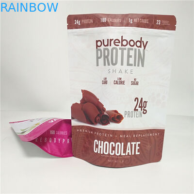 CMYK Color ถุงขนมบรรจุภัณฑ์พลาสติกกาแฟช็อคโกแลตนมผงกระเป๋า