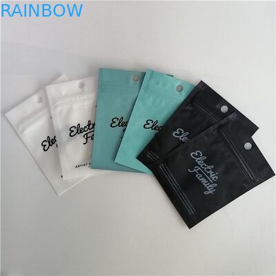 อลูมิเนียมฟอยล์ซิปล็อคถุงพลาสติกบรรจุภัณฑ์ผนึกสามด้านปิดผนึก