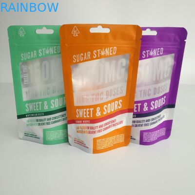 บรรจุภัณฑ์ธูปสมุนไพรกันกลิ่น Childproof Ziplocke Stoney Patch Bag 3.5g