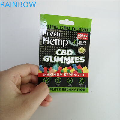 ถุง Ziplock พลาสติกถุงบรรจุภัณฑ์ที่ย่อยสลายได้ทางชีวภาพสำหรับอาหาร / ผลไม้แห้ง