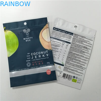 Smell Proof Snack Bag บรรจุภัณฑ์ถุงแป้งพัฟคุกกี้พร้อม Windows Foggy ด้านหน้า