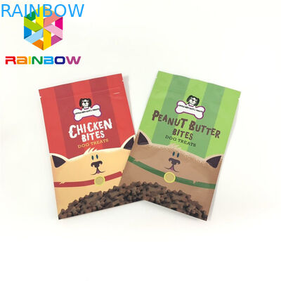 Mylar Ziplock ถุงพลาสติกบรรจุภัณฑ์อาหารสัตว์เลี้ยงถือกระเป๋าพิมพ์ Gravnre