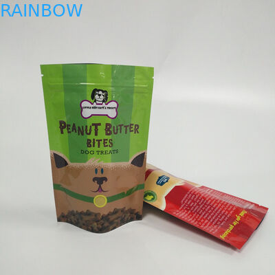 การพิมพ์ดิจิตอลยืนขึ้นถุงซิปกระเป๋าสัตว์เลี้ยงบรรจุอาหารวัสดุพลาสติก