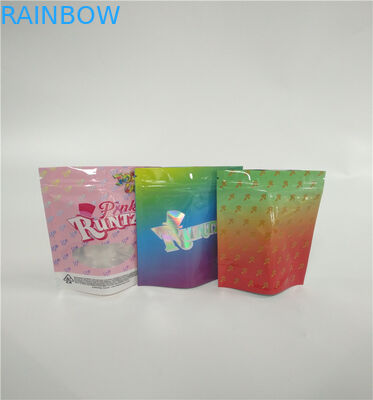 ซิปล็อคพลาสติกรีไซเคิลบรรจุภัณฑ์สมุนไพร Doypack ซิปกระเป๋าพิมพ์โลโก้ที่กำหนดเอง