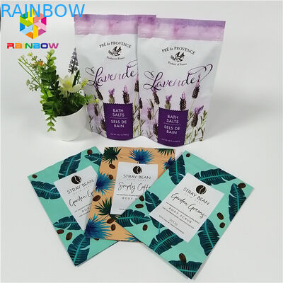 PBA ฟรีพลาสติก Ziplock Stand Up Pouches อุปกรณ์ฆ่าเชื้อในไมโครเวฟ