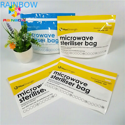 ซิลิโคนขนมขบเคี้ยวถุงบรรจุภัณฑ์อาหารนำมาใช้ใหม่ Leakproof Foodsaver สำหรับทำความร้อน / แช่แข็ง