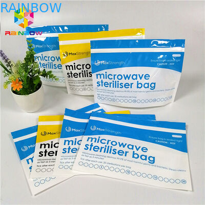 ซิลิโคนขนมขบเคี้ยวถุงบรรจุภัณฑ์อาหารนำมาใช้ใหม่ Leakproof Foodsaver สำหรับทำความร้อน / แช่แข็ง