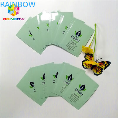 หลายสีพาสเทล Mylar ฟอยล์ความร้อนถุงปิดผนึกด้านบนเปิดด้วยรอยฉีกขาด 6x9cm