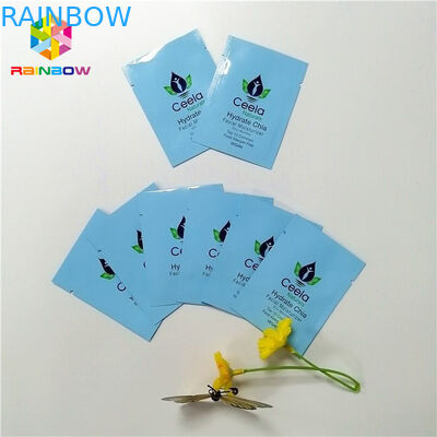 หลายสีพาสเทล Mylar ฟอยล์ความร้อนถุงปิดผนึกด้านบนเปิดด้วยรอยฉีกขาด 6x9cm