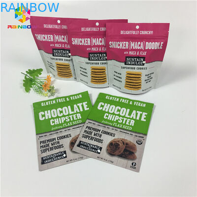 12 ออนซ์ 1 ปอนด์ยืนขึ้นถุง Ziplock, พิมพ์เครื่องเทศผง Ziplock กระเป๋าเคลือบด้าน