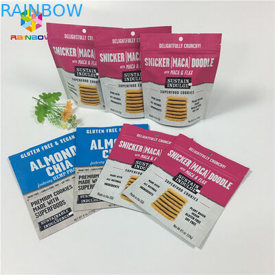 กราเวียร์พิมพ์ Stand Up Ziplock บรรจุถุงผงวานิลลากาแฟ / นมโปรตีน