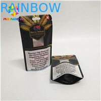 Doypack k กระเป๋าอลูมิเนียมฟอยล์พรีเมี่ยม CBD Hemp Flower Tea บรรจุภัณฑ์กันกลิ่นเด็กกระเป๋าทน