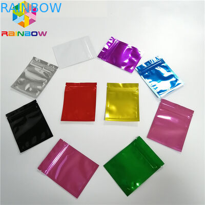 Mylar Bag Stand Up Spout กระเป๋าใสด้านหน้าฟอยล์สามด้านประทับตราความร้อน