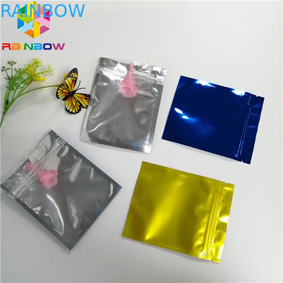 Mylar Bag Stand Up Spout กระเป๋าใสด้านหน้าฟอยล์สามด้านประทับตราความร้อน
