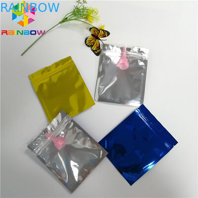Mylar Bag Stand Up Spout กระเป๋าใสด้านหน้าฟอยล์สามด้านประทับตราความร้อน