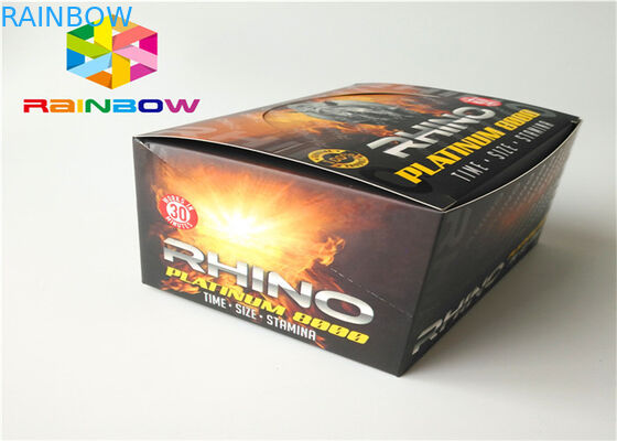 ผสมสีกล่องกระดาษบรรจุภัณฑ์ลูกฟูกพับปั๊มร้อนกระบวนการลายนูน