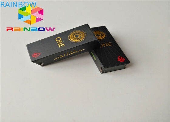 บรรจุภัณฑ์กล่องกระดาษอายุการใช้งานยาวนาน 0.5ml - 30ml CBD บรรจุขวดหยดน้ำมัน