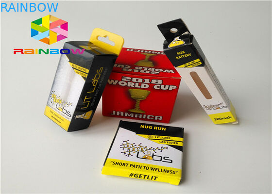 บรรจุภัณฑ์กล่องกระดาษอายุการใช้งานยาวนาน 0.5ml - 30ml CBD บรรจุขวดหยดน้ำมัน