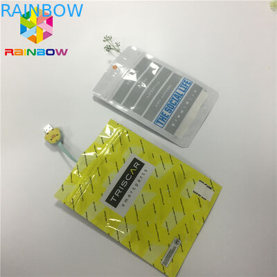 ถุงบรรจุภัณฑ์ฟอยล์ปิดผนึกความร้อนพิมพ์แบบกำหนดเองด้านเดียวใสใสผนึกได้