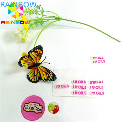 สติกเกอร์กาวตนเองกันน้ำ 3D อีพ็อกซี่โดมโลหะโลโก้พิมพ์แบบกำหนดเอง