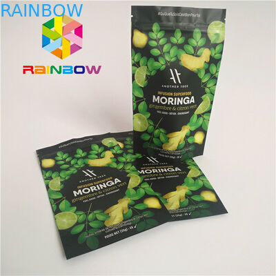 บรรจุภัณฑ์สครับกาแฟยืนขึ้นถุง K อลูมิเนียมฟอยล์ร่างกายอาบเกลือบรรจุกระเป๋า