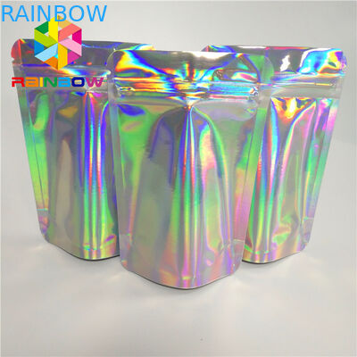 เครื่องสำอางต่อผมถุงพลาสติกบรรจุภัณฑ์ถุงนำมาใช้ใหม่ Mylar Ziplock