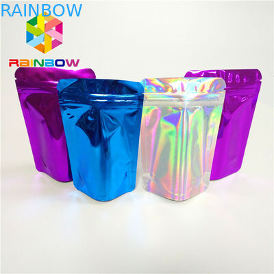 เครื่องสำอางต่อผมถุงพลาสติกบรรจุภัณฑ์ถุงนำมาใช้ใหม่ Mylar Ziplock