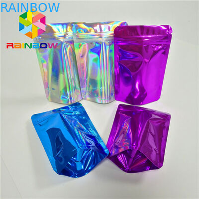 เครื่องสำอางต่อผมถุงพลาสติกบรรจุภัณฑ์ถุงนำมาใช้ใหม่ Mylar Ziplock