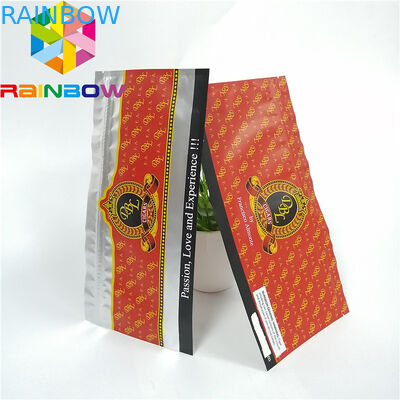 ผนึกถุงพลาสติก Ziplock บรรจุภัณฑ์ที่ชัดเจน Holographic Frosted ซิการ์การเก็บรักษาอาหาร