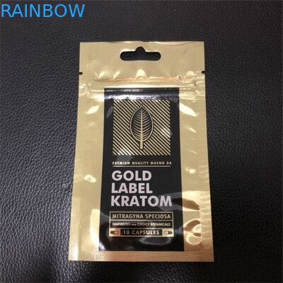 สามด้านซีล Mylar ถุงพลาสติกถุงบรรจุภัณฑ์พิมพ์โลโก้ที่กำหนดเอง