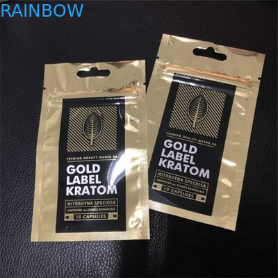 สามด้านซีล Mylar ถุงพลาสติกถุงบรรจุภัณฑ์พิมพ์โลโก้ที่กำหนดเอง