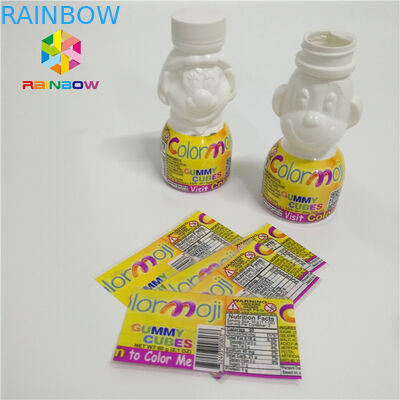 ป้ายแขนหดพลาสติกพีวีซีไวต่อความร้อนสำหรับขวดคอเครื่องดื่ม