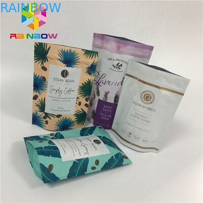 3 ชั้นหน้ากากลามิเนตฟอยล์อลูมิเนียมเปล่ากระเป๋าเครื่องสำอางหน้ากากกระเป๋าผนึก