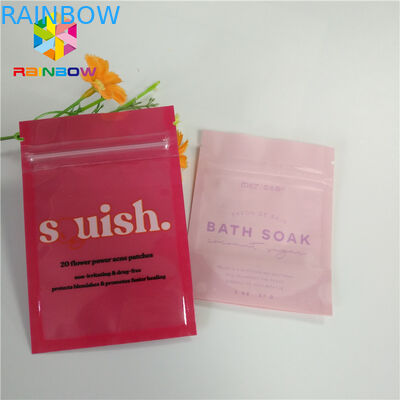 ซองซิปล็อคเมลามีนลามิเนตกันกลิ่นโลโก้พิมพ์แบบกำหนดเองได้ชัดเจน