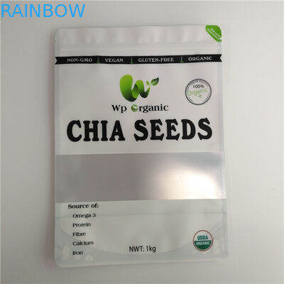 อลูมิเนียมพลาสติกขนมขบเคี้ยวถุงอาหารบรรจุภัณฑ์อาหารแห้งสำหรับเมล็ดปลาข้าวเครื่องเทศ