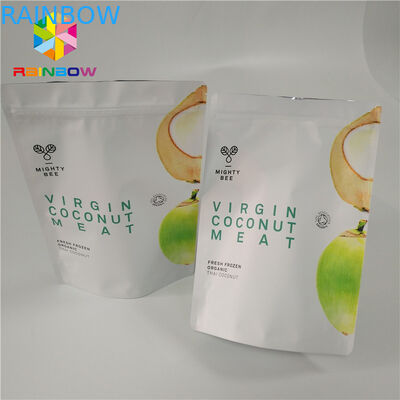 อลูมิเนียมฟอยล์ Mylar พลาสติกผนึกยืนขึ้นถุง Doypack สำหรับขนมน้ำตาลบรรจุขนม