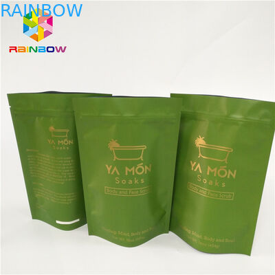 อลูมิเนียมฟอยล์ Mylar พลาสติกผนึกยืนขึ้นถุง Doypack สำหรับขนมน้ำตาลบรรจุขนม